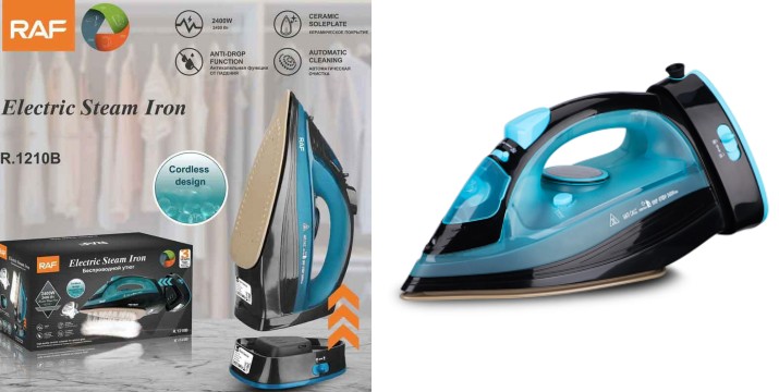 26,90€ για ένα Σίδερο Ατμού 2400W με Κεραμική Πλάκα και Βάση Φόρτισης RAF – Μπλε, με παραλαβή από την Idea Hellas και δυνατότητα πανελλαδικής αποστολής στο χώρo σας.Κωδ:.230.20768